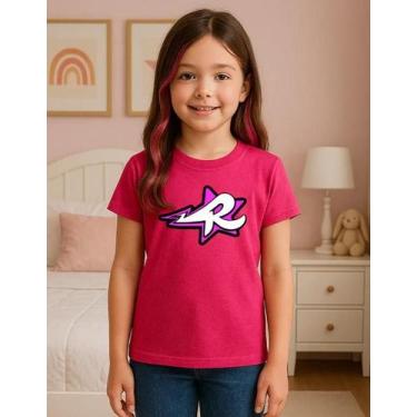 Imagem de Camiseta Turma Emilly Vick Camisa Emilly Vick Youtuber, Rosa, 2, MALHA