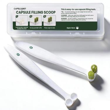 Imagem de Conjunto de Colheres para Enchimento de Cápsulas CAPSLogist Tamanho 0,