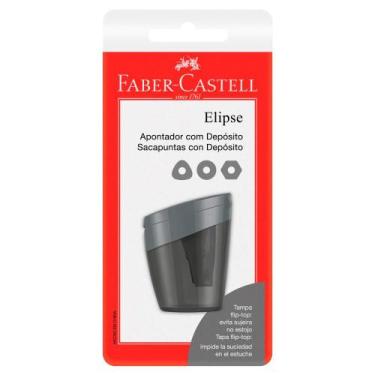 Imagem de Apontador com Depósito Elipse Cinza - Faber-Castell