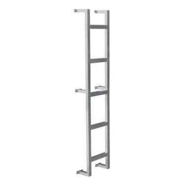 Imagem de Escada Marinheiro em Alumínio 170 cm x 32 cm com 5 Degraus Kazan Alumí