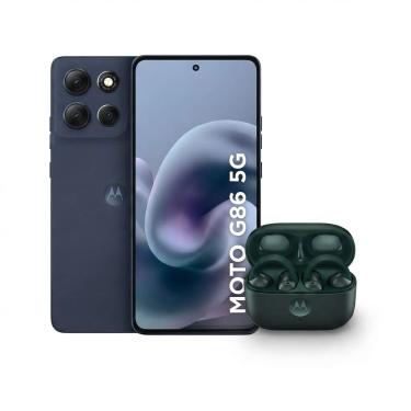 Imagem de Kit Motorola Moto G86 5G 256GB Grafite + Fone Moto Buds Loop Sound by Bose