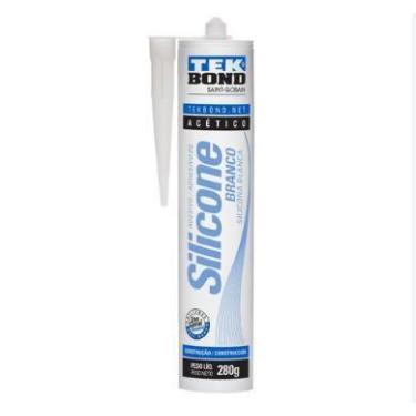 Imagem de Silicone Acético Branco 280g Tek Bond - TEK BONDE