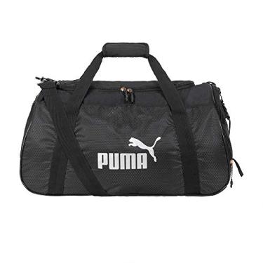 Imagem de PUMA Bolsa esportiva feminina Evercat Candidate, Preto/prata, tamanho nico