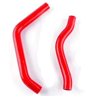 Imagem de LUXERAD 3 camadas 4,5 mm Performance ATV Off Road Mangueira de silicone para 1997 1998 CBR600 CBR 600 (vermelha)