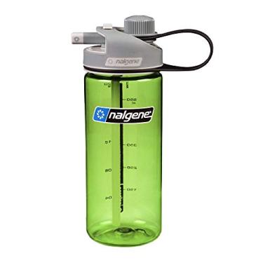 Imagem de Nalgene Garrafa de água Tritan MultiDrink de 590 ml sem BPA, verde