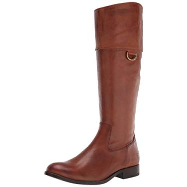 Imagem de Frye Bota de cano alto feminina Melissa D Ring, Caramel, 9.5