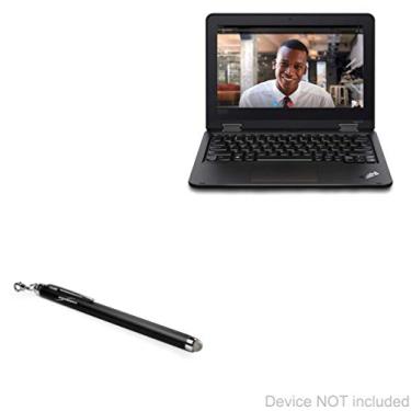 Imagem de BoxWave Caneta Stylus compatível com Lenovo ThinkPad Yoga 11e (5ª geração) (29,5 cm) - Caneta Stylus capacitiva EverTouch, caneta Stylus capacitiva com ponta de fibra - Preto