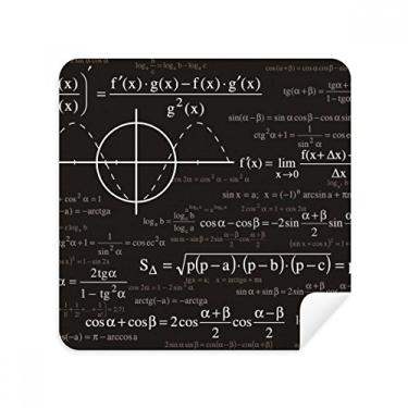 Imagem de Curve Graphs, fórmula matemática, cálculos, limpeza, tecido, camurça, 2 unidades