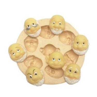 Imagem de Molde De Siliocne Sete Anões, Branca De Neve, Resina, Confeitaria, Biscuit Molds Planet