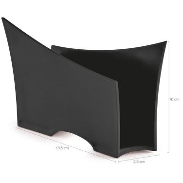 Imagem de Porta Guardanapos De Papel Suporte Guardanapo Para Mesa Uz Preto
