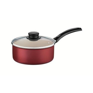 Imagem de Panela Turim Tramontina Vermelha Revestimento interno e externo antiaderente Starflon Max Ø18cm Tramontina