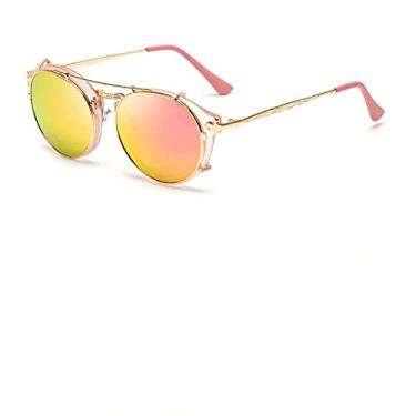 Imagem de Sunglasses Men Removable Round Glasses Steampunk Women Carve Design Sunglass,5,China