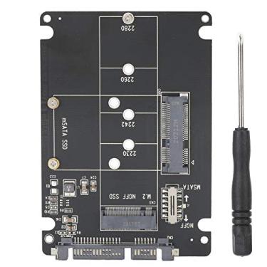 Imagem de M. 2 NGFF/MSATA para SATA 3.0 Adaptador Conversor SSD para SATA Conversor Reader, M.2 NGFF para SATA, Conversor MSATA para SATA, Converter mSATA ou M.2 NGFF SSD para SATA Drive com chave de fenda