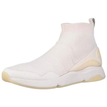 Imagem de Cole Haan Tênis feminino ZEROGRAND Stitchlite para o dia todo sem cadarço, Malha Morganita/Couro Morganita/Morganite, 40