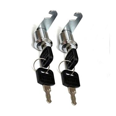 Imagem de Caixa de ferramentas para armário com porta de correio, cadeado de porta cilíndrica com 2 chaves, 2 unidades