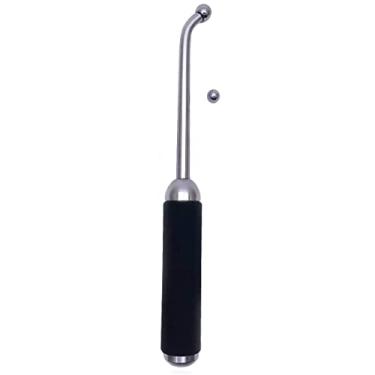Imagem de Jiayouy Ferramentas de remoção de amassados de tubo de válvula de pistão de trompete martelo de alumínio com cabeça de esfera de batida de 0,8-1 mm para instrumento de sopro de latão