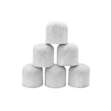Imagem de Filtros genéricos de água carvão para café compatíveis com a maioria das cafeteiras digitais Farberware pacote com 6 CECOMINOD019219