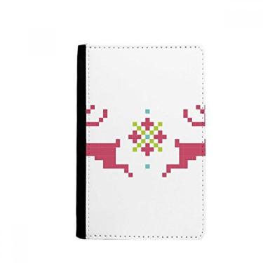 Imagem de Porta-cartão porta-cartão porta-passaporte Notecase Burse de Veado Neve de Natal, Multicolor
