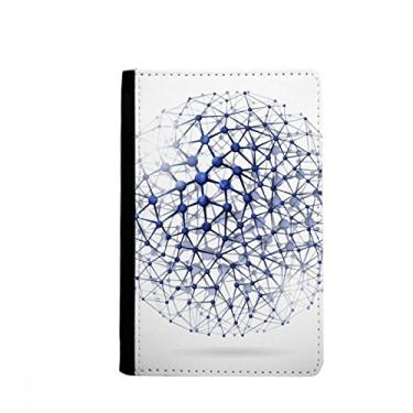Imagem de Estrutura Atômica Ilustração Física Porta-passaporte Notecase Burse Capa Carteira Bolsa Cartão, Multicolor