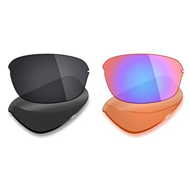 Imagem de Mryok 2 pares de lentes polarizadas de substituição para óculos de sol Oakley Half Wire 2.0 – Opções
