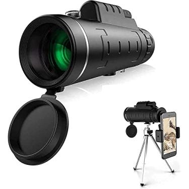 Imagem de Telescópio Monocular para Celular 40X60 Alta Definição Bak4 Telescópio Profissional de Mão para Smartphone para Adulto com Zoom de Alta Potência