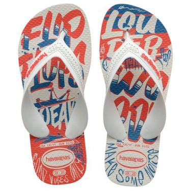 Imagem de Chinelo Havaianas Kids Max Street Vermelho Crush / Branco