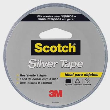Imagem de Fita silver tape 45MMX25M prata 3M scotch