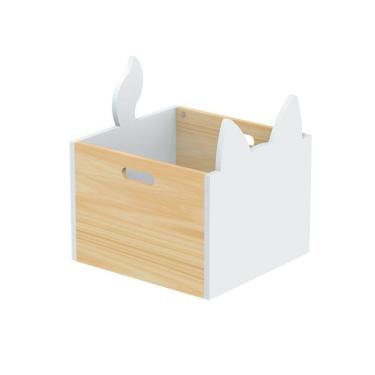 Imagem de Caixa Organizadora Infantil Tramontina Baby Friends Branco