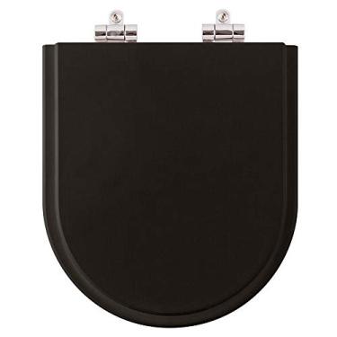 Imagem de Assento Sanitario com Amortecedor Riviera Preto para vaso Celite