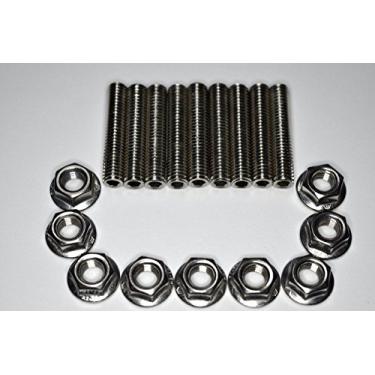 Imagem de 1320 Performance Kit de parafusos de pino de coletor de escape inoxidável B D H F GSR Si b16 b18c b18b ITR (18 peças - parafuso e porca)