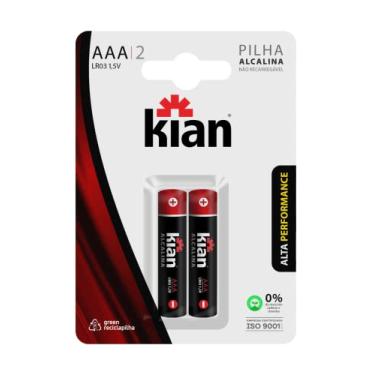 Imagem de Kian - Pilha Alcalina AAA - Blister C/2