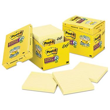 Imagem de Post-it Mmm67512Sscp - Super Sticky Notes 4" X 4" Amarelo