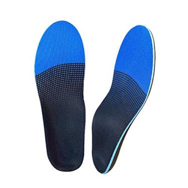 Imagem de SUPVOX Palmilhas ortopédicas de pé chato com suporte de arco e amortecimento atlético, absorção de choque para homens e mulheres – (46-47)