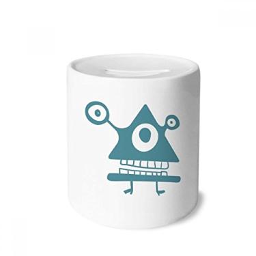 Imagem de DIYthinker Universo e alienígena Cyclops caixa de dinheiro criatura alienígena caixa de cerâmica para presente de cofrinho