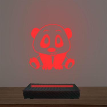 Imagem de Luminária Led 3d Panda Abajur Luxo