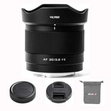 Imagem de VILTROX 20mm F2.8 FE, lente AF de quadro completo E-Mount grande angular principal para câmera Sony, lente de foco automático para Sony e Mount A7 A7II A7III A7R A7RII A7RIII A7RIV A7S A7SII A9 A7C