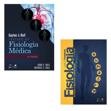 Imagem de Kit 2 Livros: Guyton & Hall - Tratado De Fisiologia Médica + Fisiologi