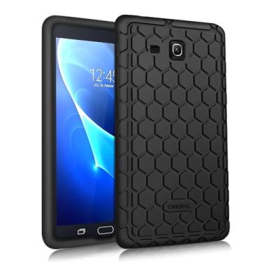 Imagem de Capa de silicone Fintie para Samsung Galaxy Tab A 7.0, [série de pente de mel] leve [antiderrapante] capa à prova de choque [compatível com crianças] para Galaxy Tab A Tablet de 7 polegadas versão 201