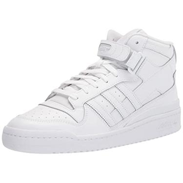 Imagem de adidas Originals Tênis masculino Forum Mid Branco/Branco, 42, Branco/Branco., 43