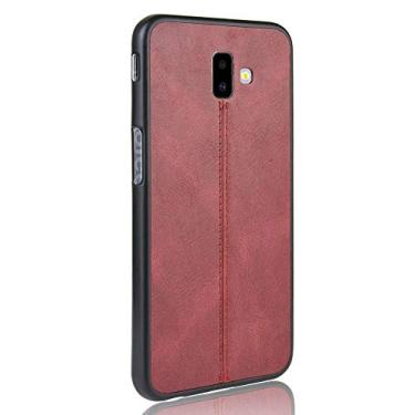 Imagem de Capa para celular Samsung Galaxy J6 Prime, proteção robusta 360° protege seu telefone capa de couro suave para Samsung Galaxy J6 Prime