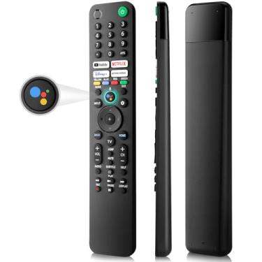 Imagem de Substituição para controle remoto Sony-TV-Voice, compatível com Sony Bravia XR/XBR/KD Series 4K/8K LED OLED Google/Android Smart TVs TX520U TX800U A80J