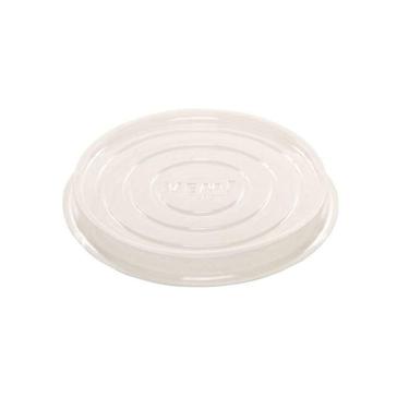 Imagem de Tampas Descartáveis Para Sopeira 350ml Natural Em Pvc Vem 1800un Tampa Descartável Para Sopeira 350ml Natural Em Pvc Vem