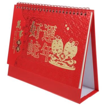 Imagem de OHPHCALL Calendário De Papel Sustentável 2025 Ano Snake Daily Planner Para Uso Em Escritório