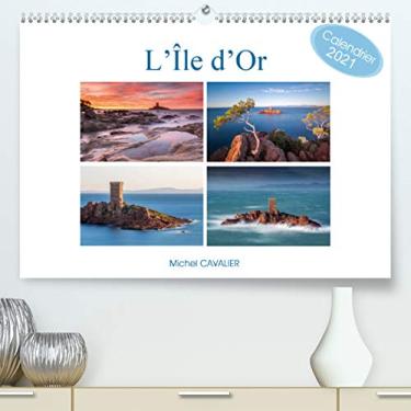 Imagem de L'île d'Or (Premium, hochwertiger DIN A2 Wandkalender 2021, Kunstdruck in Hochglanz): Parmi les plus beaux sites de France, la tour de l'Île d'Or sur le littoral Varois (Calendrier mensuel, 14 Pages)