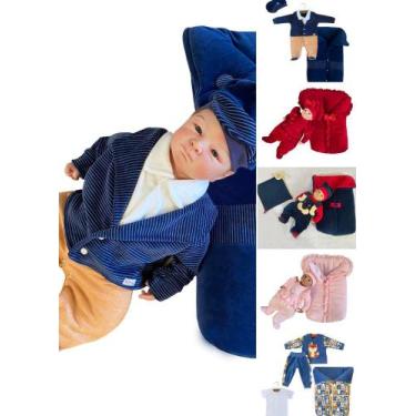 Imagem de Saída de maternidade feminino masculino para bebes de 0 a 2 meses de v