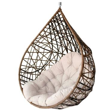 Imagem de Cadeira Balanço Ninho Suspenso Gota Tramado com Almofada Impermeável