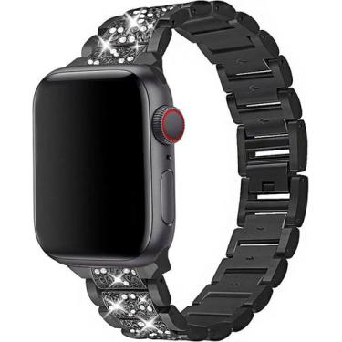 Imagem de Pulseira Aço Elos Quadrada Compatível com Apple Watch - Baú do Viking,