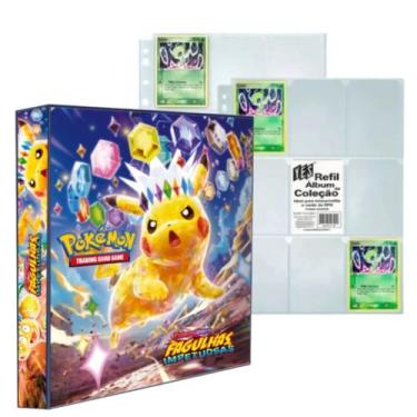 Imagem de Album Pasta Fichário Pokemon Escarlate e Violeta Fagulhas Impetuosas c