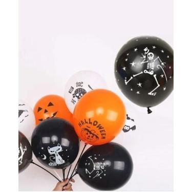 Imagem de Bexiga Balões Tema Halloween Nº9 Terror Decoração- 300un - Lynx produç