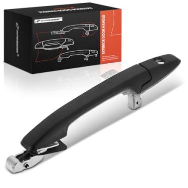 Imagem de A-Premium Maçaneta externa dianteira esquerda do lado do motorista compatível com Honda Civic 2006-2011 Coupe, preto preparado, substituição # 72180-SNA-A11ZF, 72180-SNA-A11ZC